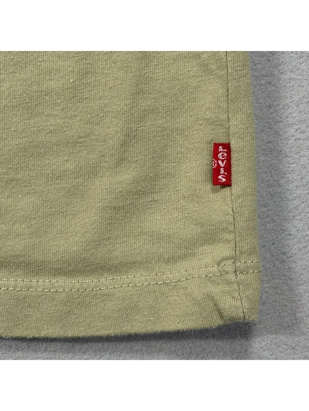 Levi's Mens XXL Sage Green Forest Foraging Graphic Tee Mushroom Worm Print
